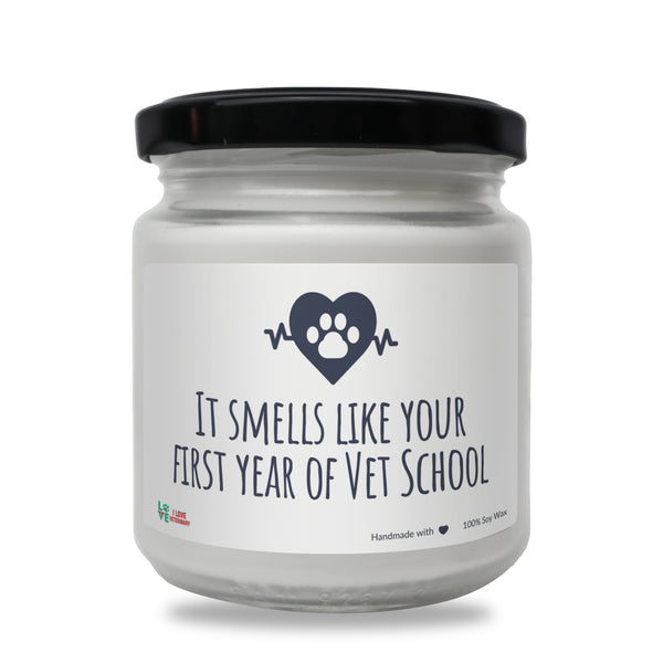 Smells like your first year of Vet School Scented Soy Candle-Candles-I love Veterinary