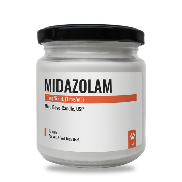 Midazolam Design Scented Soy Candle-Candles-I love Veterinary