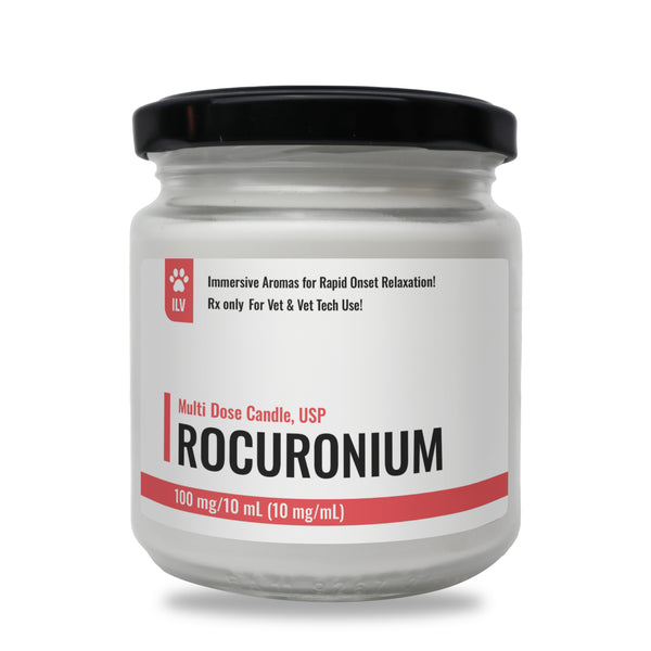 Rocuronium Design Scented Soy Candle-Candles-I love Veterinary
