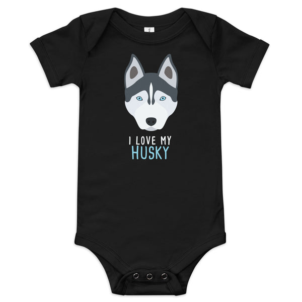 I love my Husky Baby short sleeve one piece-I love Veterinary