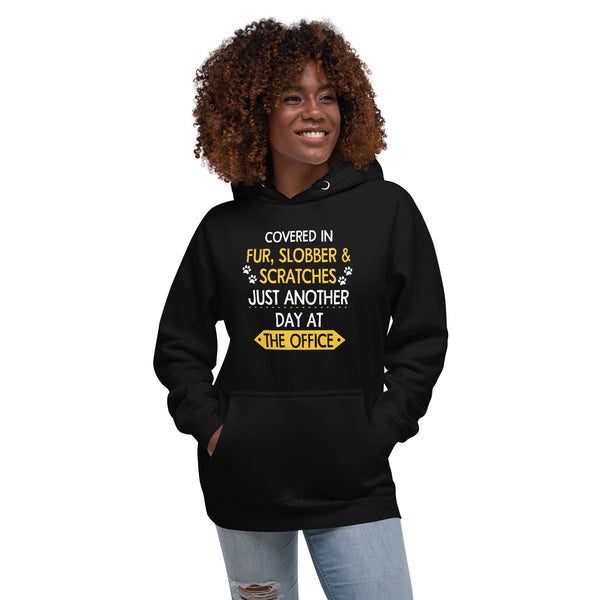 Fur, Slobber, Scratches Veterinary Women’s Premium Hoodie-I love Veterinary