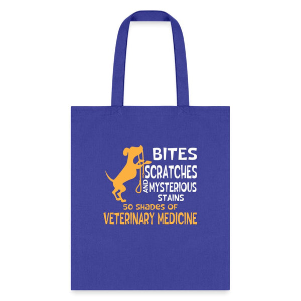 50 Shades of Veterinary Medicine Tote Bag-Tote Bag | Q-Tees Q800-I love Veterinary