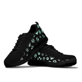 Animal Footprints Teal Gradient - Women's Sneakers-Sneakers-I love Veterinary