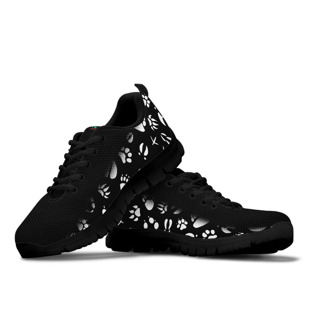 Animal Footprints - Women's Sneakers-Sneakers-I love Veterinary