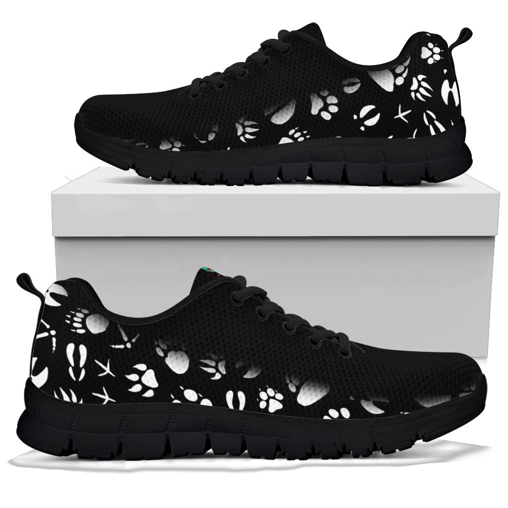 Animal Footprints - Women's Sneakers-Sneakers-I love Veterinary