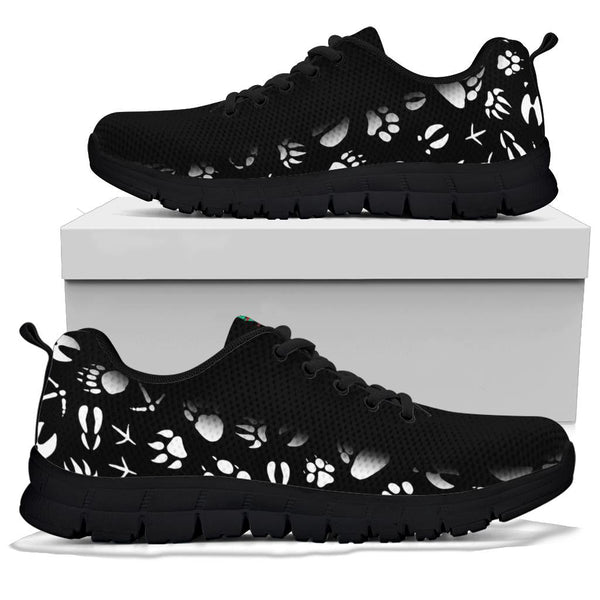 Animal Footprints - Women's Sneakers-Sneakers-I love Veterinary