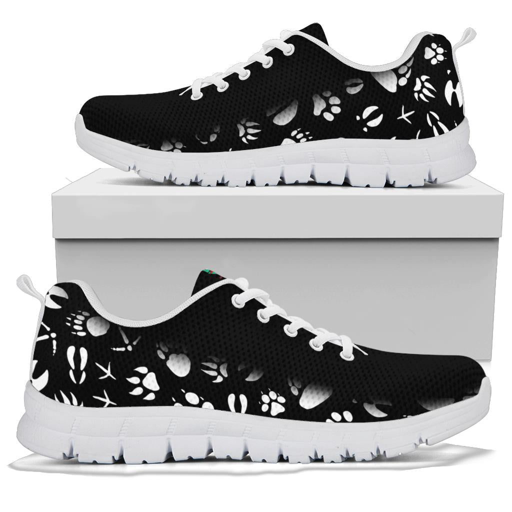 Animal Footprints - Women's Sneakers-Sneakers-I love Veterinary