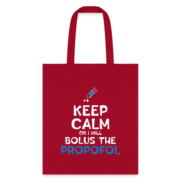 Bolus the Propofol Tote Bag-Tote Bag | Q-Tees Q800-I love Veterinary