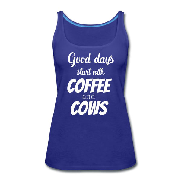 Coffee and cows Women's Tank Top-Women’s Premium Tank Top | Spreadshirt 917-I love Veterinary