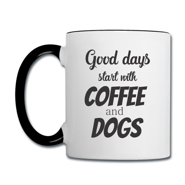 Coffee and dogs Contrast Coffee Mug-Contrast Coffee Mug | BestSub B11TAA-I love Veterinary