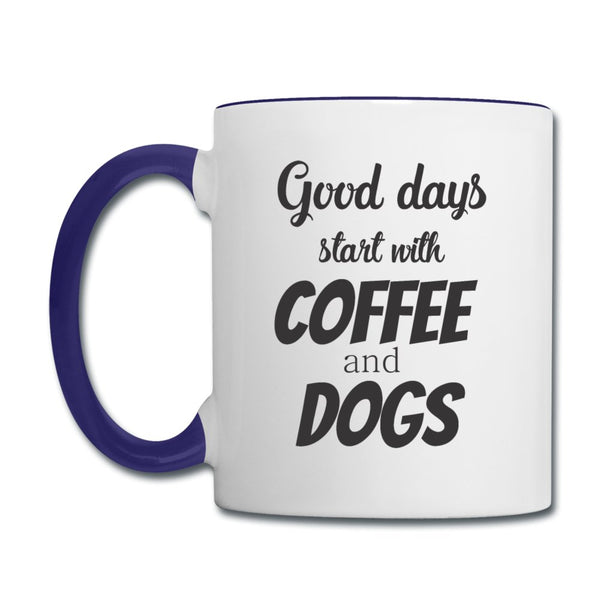Coffee and dogs Contrast Coffee Mug-Contrast Coffee Mug | BestSub B11TAA-I love Veterinary