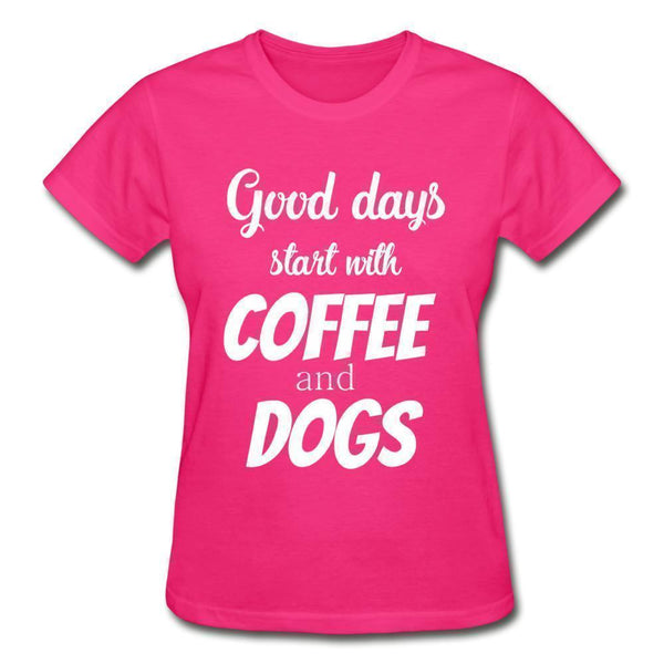 Coffee and dogs Gildan Ultra Cotton Ladies T-Shirt-Ultra Cotton Ladies T-Shirt | Gildan G200L-I love Veterinary