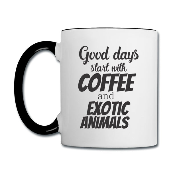 Coffee and exotic animals Contrast Coffee Mug-Contrast Coffee Mug | BestSub B11TAA-I love Veterinary