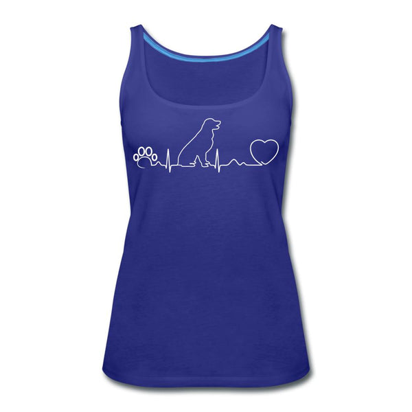 Dog heartbeat Women's Tank Top-Women’s Premium Tank Top | Spreadshirt 917-I love Veterinary