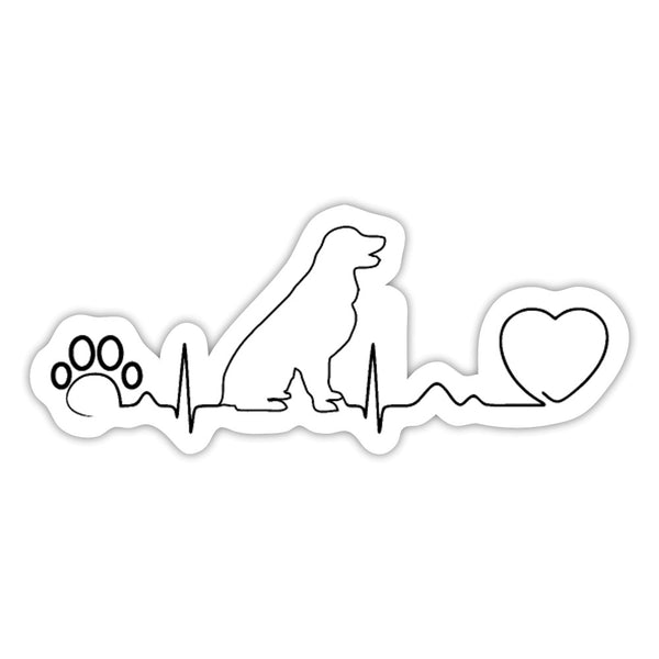 Dog Pulse Sticker-Sticker-I love Veterinary
