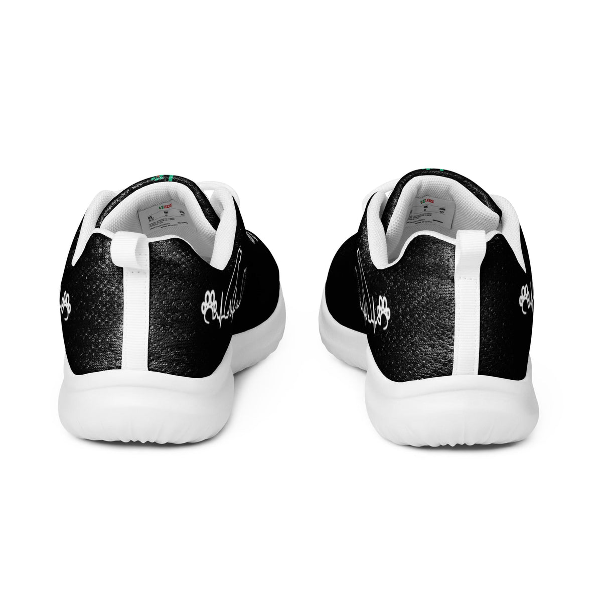 Dog Pulse with Paw Print Women's athletic shoes-Women's Athletic Shoes-I love Veterinary