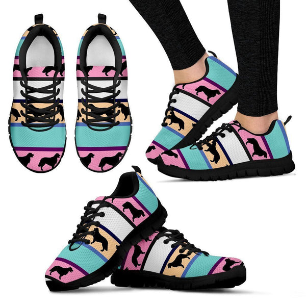 Dogs Pattern - Women's Sneakers-Sneakers-I love Veterinary