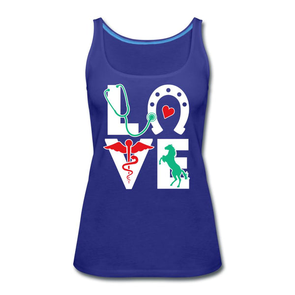 Equine Love Women's Tank Top-Women’s Premium Tank Top | Spreadshirt 917-I love Veterinary