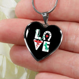 Equine Veterinarian Jewelry Gift Luxury Heart Necklace - Equine Love-Necklace-I love Veterinary