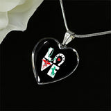 Equine Veterinarian Jewelry Gift Luxury Heart Necklace - Equine Love-Necklace-I love Veterinary