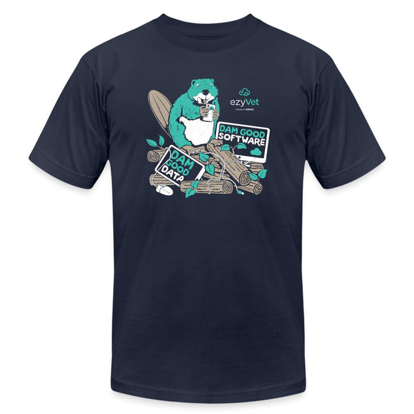 ezyVet Beaver Unisex T-shirt-Unisex T-Shirt | Bella + Canvas 3001-I love Veterinary