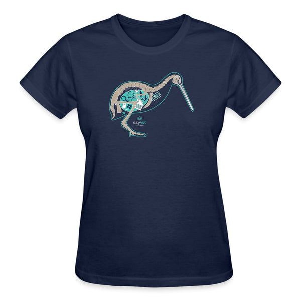 ezyVet Kiwi Ladies T-Shirt-Ultra Cotton Ladies T-Shirt | Gildan G200L-I love Veterinary