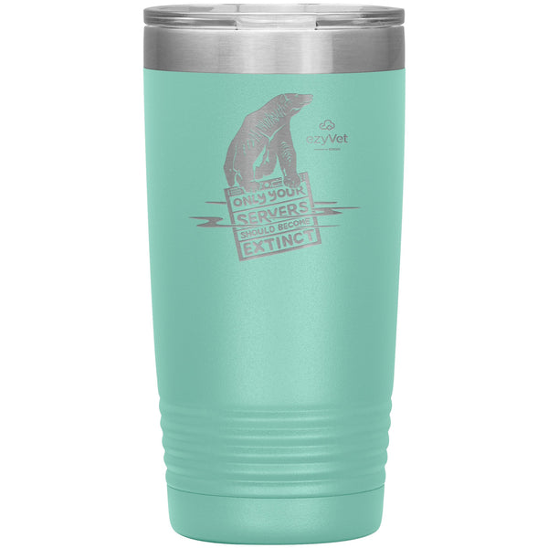 ezyVet Polar Bear 20 oz Tumbler-Tumblers-I love Veterinary
