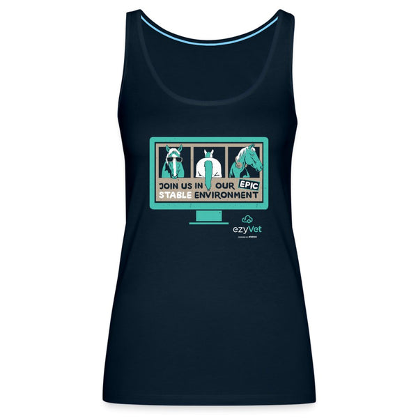 ezyVet Stable Women’s Premium Tank Top-Women’s Premium Tank Top | Spreadshirt 917-I love Veterinary