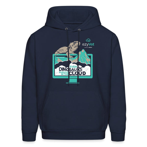 ezyVet Tuatara Men's Hoodie-Men's Hoodie | Hanes P170-I love Veterinary