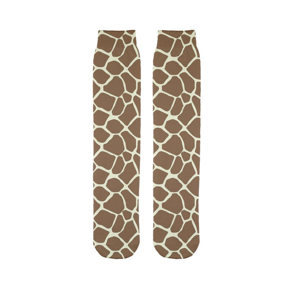 Giraffe skin pattern Sublimation Tube Sock-Sublimation Sock-I love Veterinary