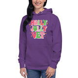 Holly Jolly Vet Unisex Premium Hoodie-Premium Unisex Hoodie | Cotton Heritage M2580-I love Veterinary
