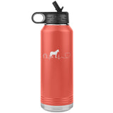 Horse pulse Water Bottle Tumbler 32 oz-Water Bottle Tumbler-I love Veterinary