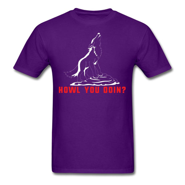 Howl you doin? Unisex T-shirt-Unisex Classic T-Shirt | Fruit of the Loom 3930-I love Veterinary