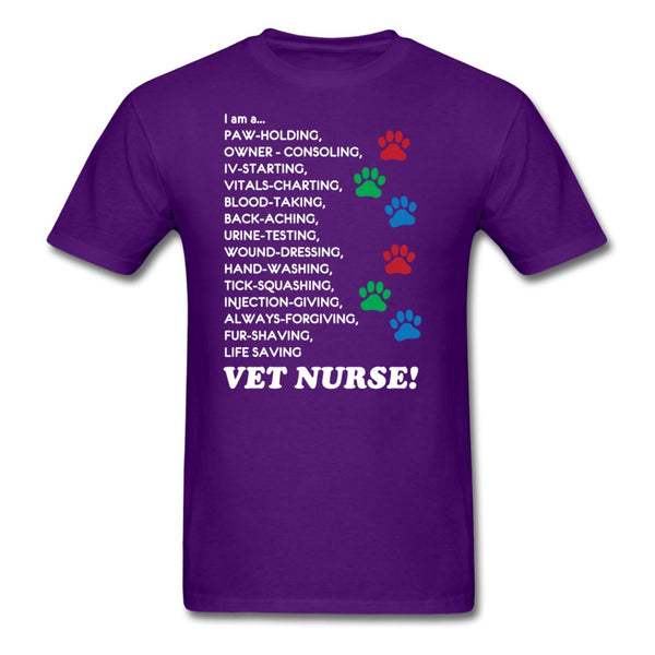 I am a... Vet nurse Unisex T-shirt-Unisex Classic T-Shirt | Fruit of the Loom 3930-I love Veterinary