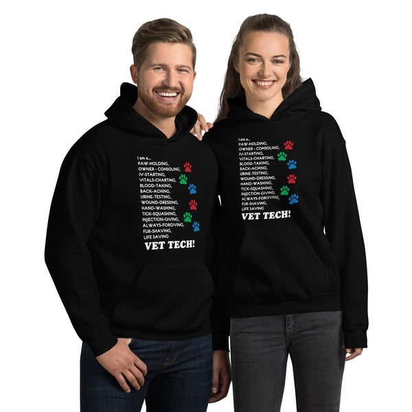 I am a... Vet tech Unisex Hoodie-Unisex Hoodie | Gildan 18500-I love Veterinary