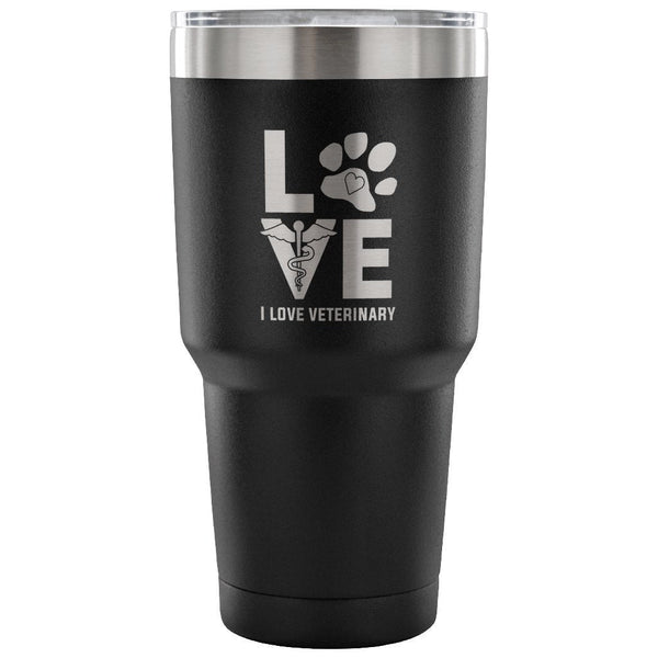 I Love Veterinary 30oz Vacuum Tumbler-Tumblers-I love Veterinary