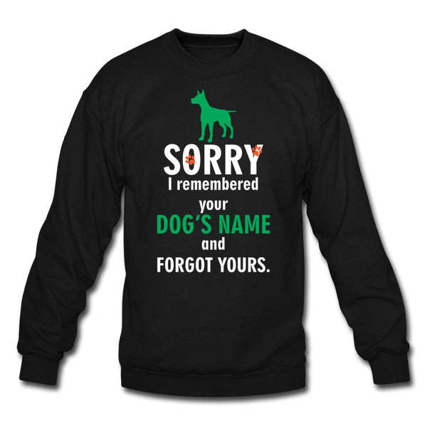 I remembered your dogs name Crewneck Sweatshirt-Unisex Crewneck Sweatshirt | Gildan 18000-I love Veterinary