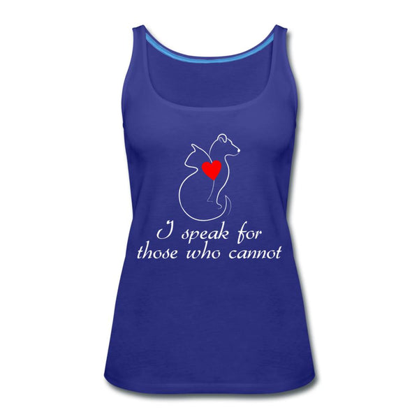 I speak for those who cannot Women's Tank Top-Women’s Premium Tank Top | Spreadshirt 917-I love Veterinary