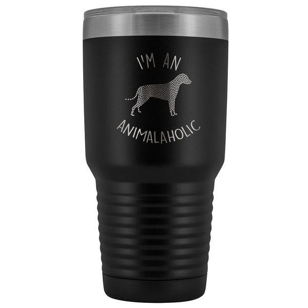 I'm an animalaholic 30oz Vacuum Tumbler-Tumblers-I love Veterinary