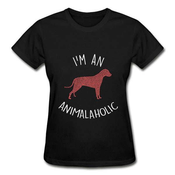 I'm an animalaholic Gildan Ultra Cotton Ladies T-Shirt-Ultra Cotton Ladies T-Shirt | Gildan G200L-I love Veterinary