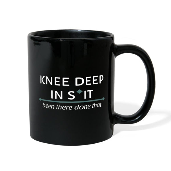 Кnee deep in s*it- been there, done that Large Animal Vet Full Color Mug-Full Color Mug | BestSub B11Q-I love Veterinary