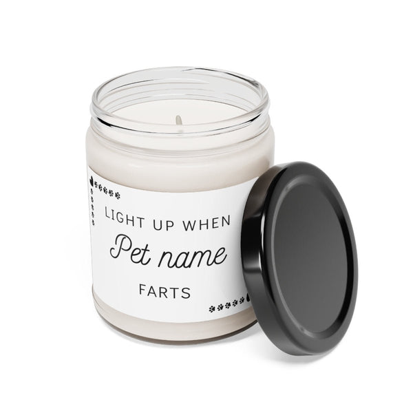 Light up when Pet Farts - Personalized Scented Soy Candle-Candles-I love Veterinary