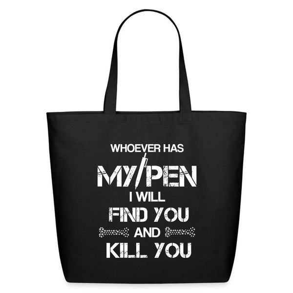 My pen Eco-Friendly Cotton Tote-Eco-Friendly Cotton Tote-I love Veterinary