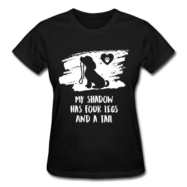 My shadow has four legs and a tail Gildan Ultra Cotton Ladies T-Shirt-Ultra Cotton Ladies T-Shirt | Gildan G200L-I love Veterinary