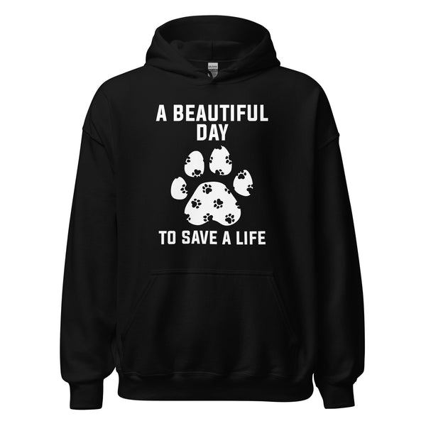 NOMV A beautiful day to save a life Unisex Hoodie-NOMV-I love Veterinary