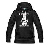 NOMV A beautiful day to save a life Women’s Premium Hoodie-NOMV-I love Veterinary