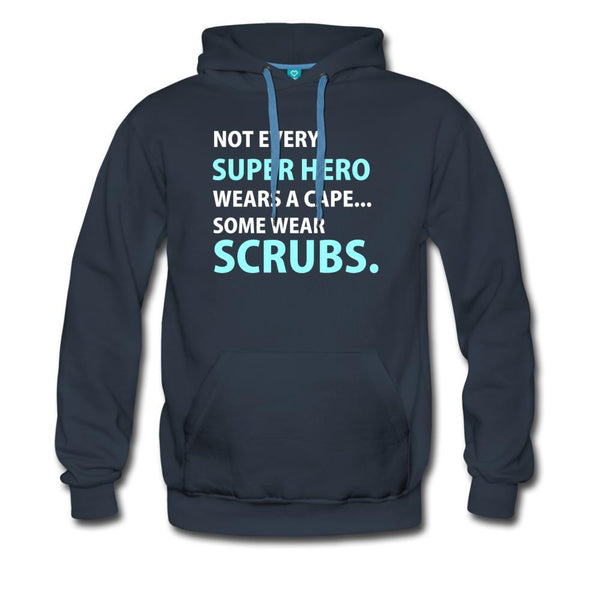NOMV Not every superhero wears a cape Men’s Premium Hoodie-NOMV-I love Veterinary