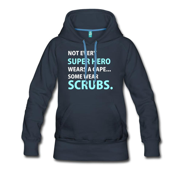 NOMV Not every superhero wears a cape Women’s Premium Hoodie-NOMV-I love Veterinary