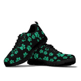 Pawprints Pattern Teal - Women's Sneakers-Sneakers-I love Veterinary