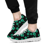 Pawprints Pattern Teal - Women's Sneakers-Sneakers-I love Veterinary